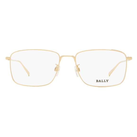 Bally Thin Rectangular Eyeglasses BY5027D 028 Gold 55mm - Picture 2 of 2